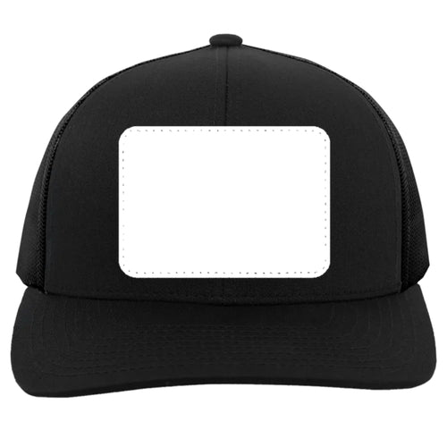 104C Trucker Snapback Hat (rectangle patch)