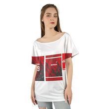 Load image into Gallery viewer, All-over Print Women's Off-the-shoulder T-shirt